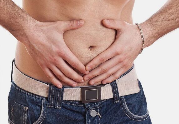 Durerea în abdomenul inferior este un semn caracteristic al prostatitei la bărbați